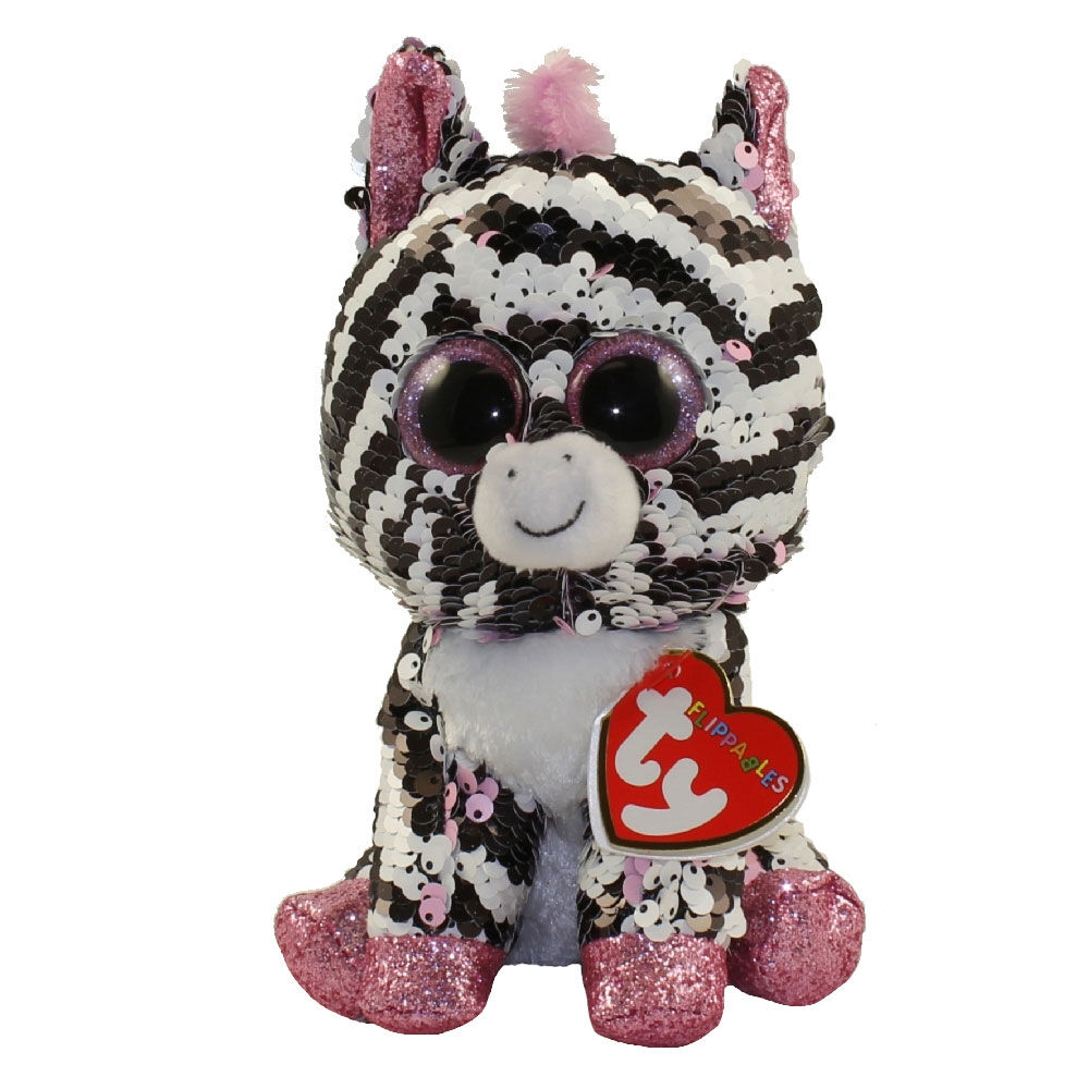 Ty Zoey Cat Sequin Pink Zebra reg Toys R Us Canada