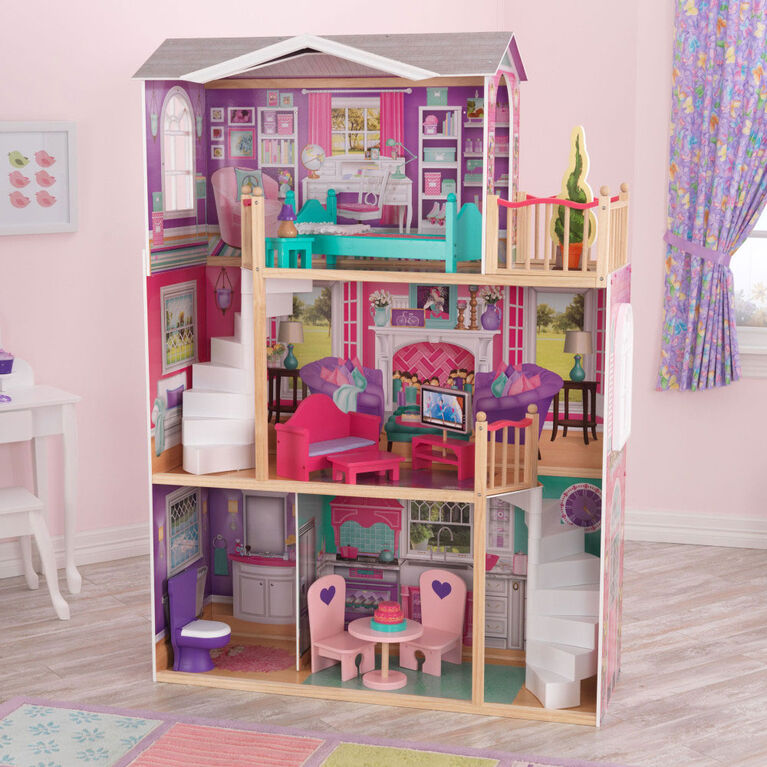 KidKraft - Maison de poupée le Manoir pour poupées de 45 cm