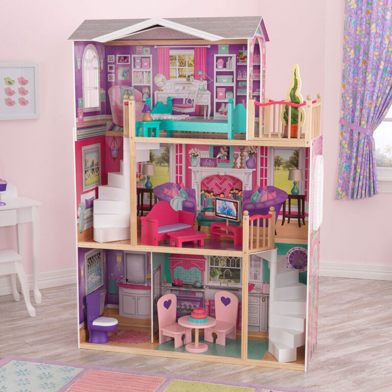 KidKraft - 18-Inch Dollhouse Doll Manor