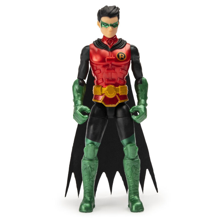 Batman 4-Inch Guardian Robin Action Figure with 3 Mystery Accessories, Mission 2