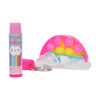 Lip Balm Pop It Keychain - Rainbow