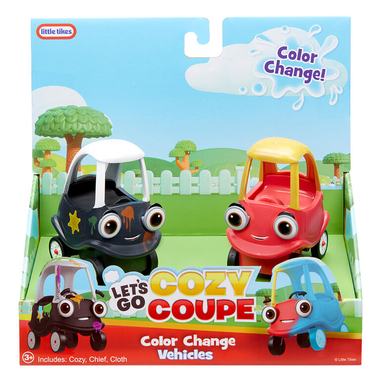 Let's Go Cozy Coupe 2pk Mini Color Change Vehicles