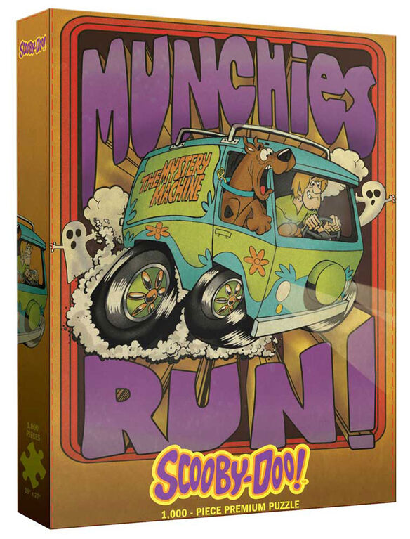 Scooby Doo "Munchies Run" 1000 Piece Puzzle - English Edition