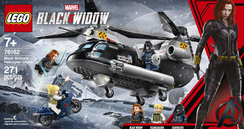 Lego marvel black widow helicopter chase 2025