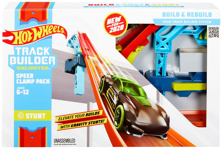 Hot Wheels Track Builder Unlimited Speed Clamp Pack