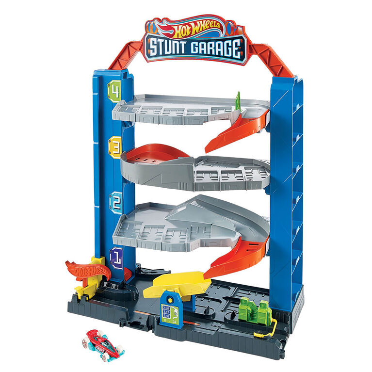 Hot Wheels - Coffret Stunt Garage Hot Wheels City