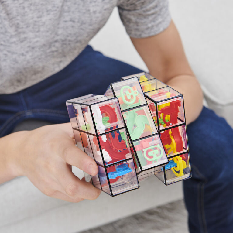 Rubik's Perplexus Fusion 3 x 3, Challenging Puzzle Maze Ball Skill Game