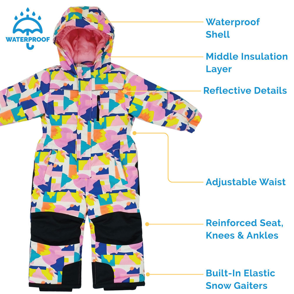 Kids Waterproof Snowsuit | Winter Sun