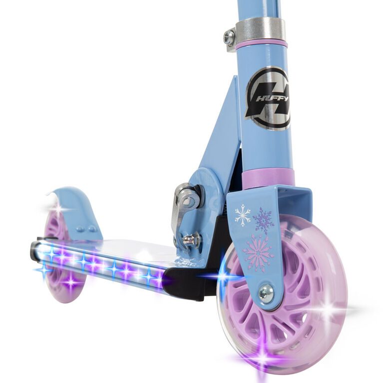 Disney Frozen II Electro-Light Inline Scooter for Girls by Huffy