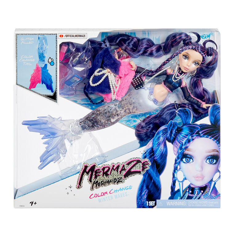 Mermaze Mermaidz Winter Waves Nera Mermaid Fashion Doll