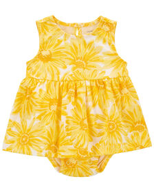Carter's Sunflower Bodysuit Dress 3M