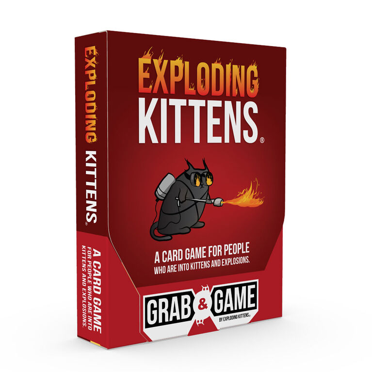Exploding Kittens Grab & Game - English Edition