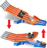 Hot Wheels Monster Trucks Sharks vs. Dinos Racedown Destruction Track Set & 2 1:64 Scale Toy Trucks