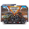 Monster Jam, Official Kraken Vs. Wolf's Head Die-Cast Monster Trucks, 1:64 Scale