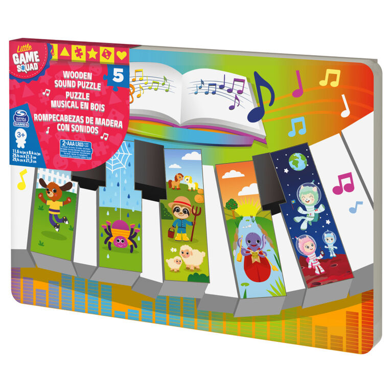 Little Game Squad, Puzzle musical en bois