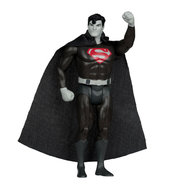 DC Super Powers Batman, Superman & Wonder Woman Black & White Accent Edition Gold Label 3pack