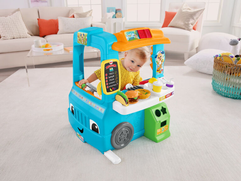 Laugh and Learn Servin' Up Fun Food Truck, Interactive Toddler Toy