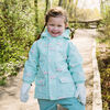 Vestes de Pluie Doublées en Polaire pour Enfants | Forêt Mentholée - 5T (5-6A)