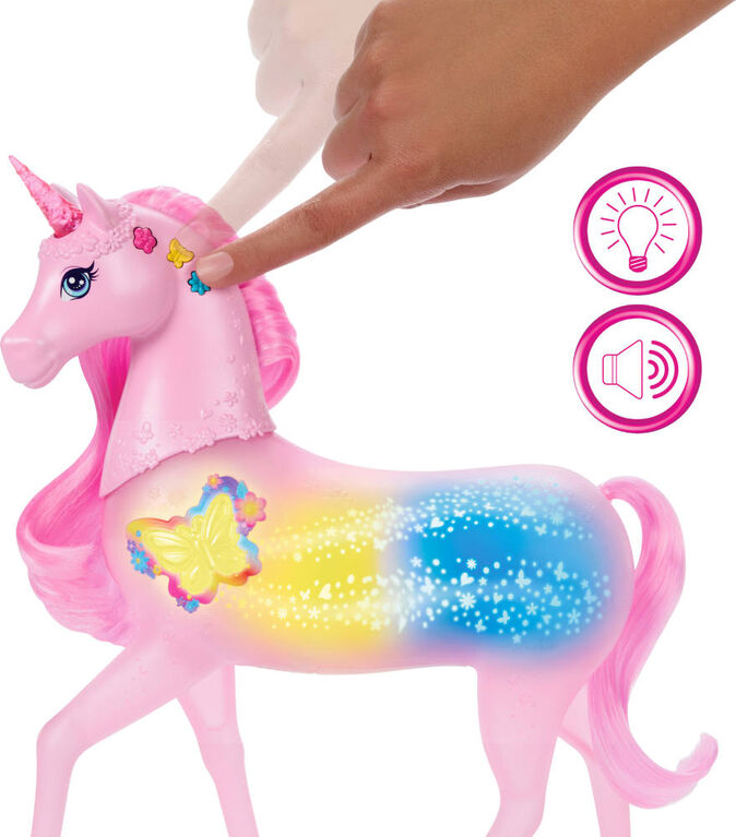 Barbie-Licorne Sons et Lumières-avec lumières, sons et musique Barbie-Licorne Sons et Lumières-avec lumières, sons et musique