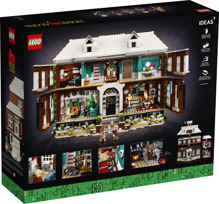 LEGO Ideas Home Alone 21330 Ensemble de construction; Excellent cadeau du temps des fêtes pour adultes (3 957 pièces)