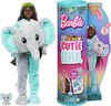 Barbie Cutie Reveal Chelsea Doll and Accessories, Jungle Series, Elephant-Themed Small Doll Set