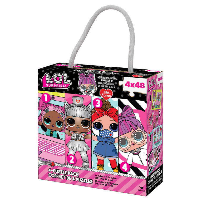 L.O.L. Surprise!  4-Pack of Puzzles