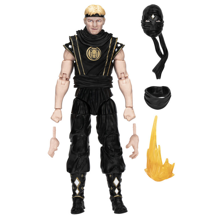 Power Rangers Lightning Collection Mighty Morphin X Cobra Kai Johnny Lawrence Black Boar Ranger 6-Inch Action Figure - R Exclusive
