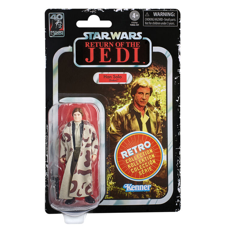 Star Wars Retro Collection Han Solo (Endor) Action Figures 3.75 Inch