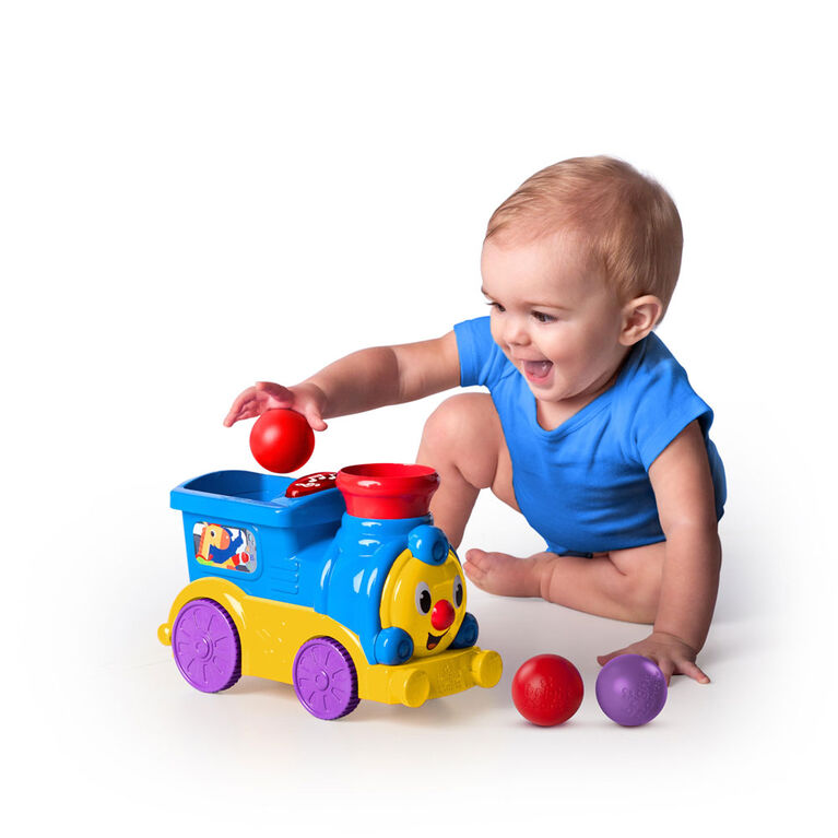 Bright Starts - Having a Ball - Roll & Pop Train Toy