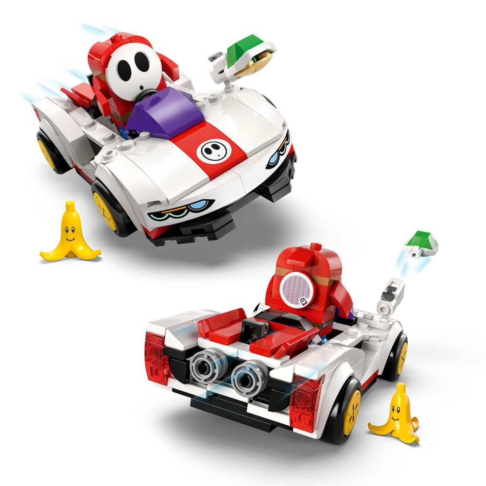 LEGO Super Mario: Mario Kart - Shy Guy & P-Wing Building Toy - Pretend Play Set for Ages 7+ - 72045