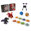 Bakugan Baku-Gear, Coffret de 4 personnages, Trox Ultra avec équipement Baku-Gear et Pegatrix Ultra, Figurines articulées à collectionner