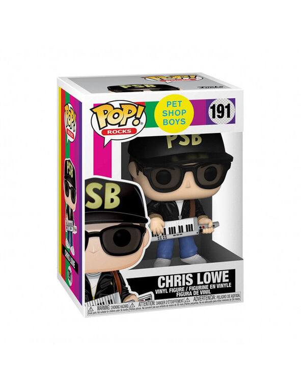 Funko Pop! Rocks Pet Shop Boys Chris Lowe Figurine en Vinyle