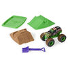 Monster Jam, Grave Digger Monster Dirt Starter Set with 8oz Monster Dirt and Official 1:64 Scale Truck
