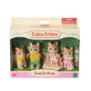 Calico Critters Sandy Cat Family, Set of 4 Collectible Doll Figures