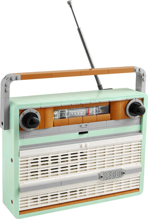 LEGO Icons Retro Radio Building Set for Adults - Home Decor for Bedroom and Living Room - 10334