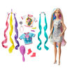 Poupée Barbie - Cheveux Fantastiques avec Looks Sirène et Licorne