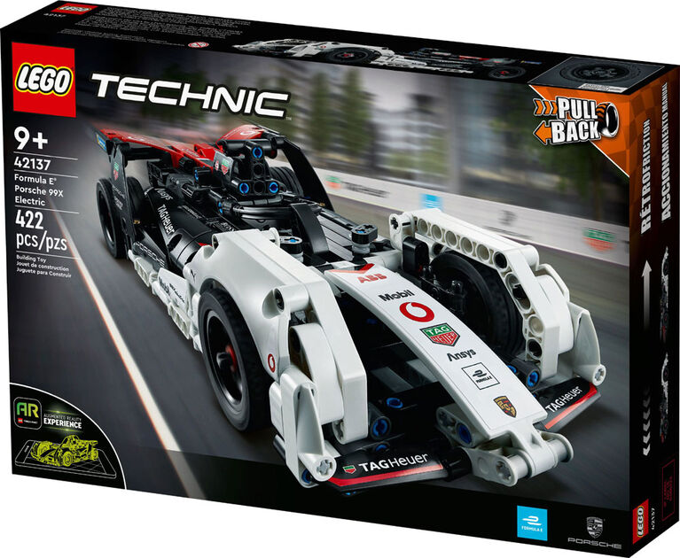 LEGO Technic Formula E Porsche 99X Electric 42137 Model Building Kit (422 Pieces)
