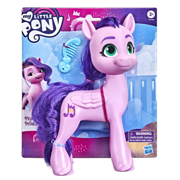 My Little Pony: A New Generation Mega Movie Friends Princess Petals 8 Inch Pink Pony Toy with Comb