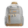 JJ Cole Papago Pack Backpack Diaper Bag - Light Heather Grey