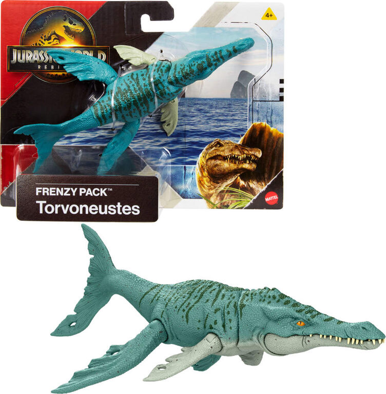 Coffret figurine de dinosaure torvoneustes Meute Enragée de JurassicWorld: Renaissance, jouet original, jeu numérique