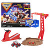 Monster Jam, Blastin' Bones Playset with Exclusive Monster Mutt Dalmatian, Monster Truck Kids Toys for Boys Aged 3 and Up