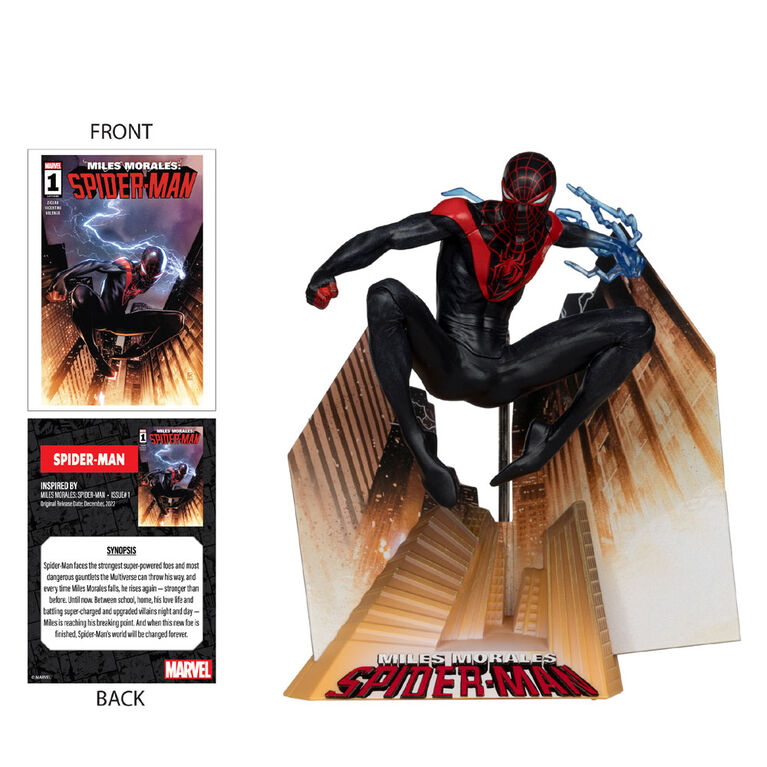 Marvel Spider-Man 1:10th Scale Collectible with Scene (Miles Morales: Spider-Man #1)