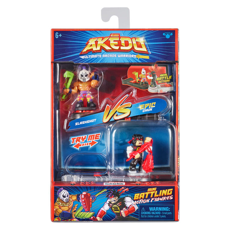 Akedo S2 Versus Pack Epic Chux Vs Slashshot