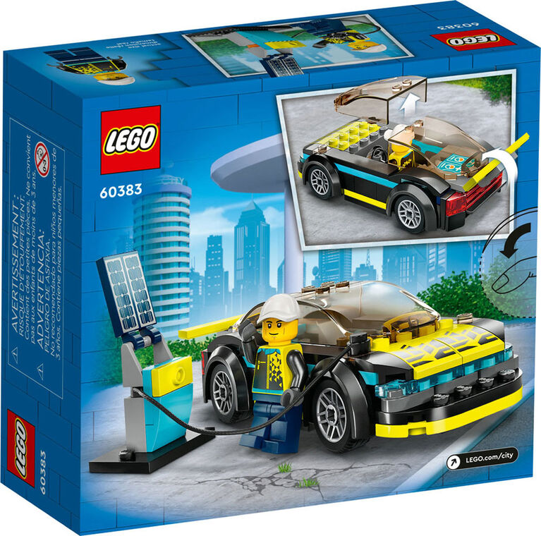 LEGO City Electric Sports Car 60383 Building Toy Set (95 Pieces)