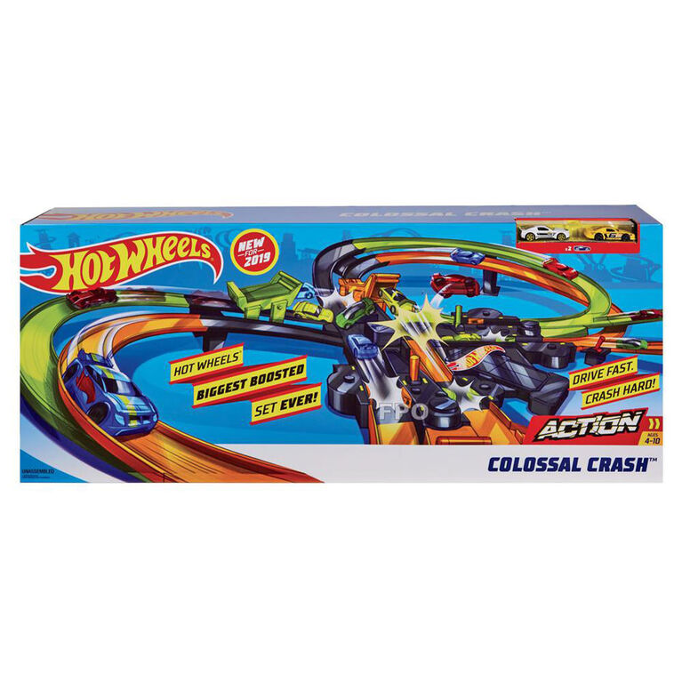 Hot Wheels Colossal Crash Track Set in 2023  Hot wheels, Mattel hot wheels,  Hot wheels track