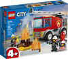 LEGO City Fire Le camion des pompiers avec échelle 60280 (88 pièces)