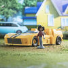 Transformers Toys EarthSpark Spin Changer Bumblebee 8-Inch Action Figure with Mo Malto 2-Inch Figure