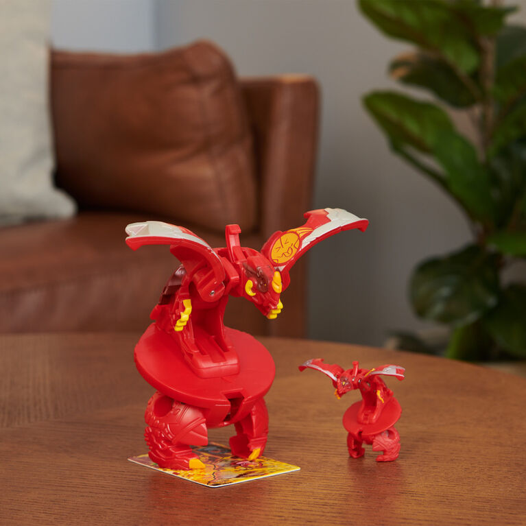 Bakugan Deka, Titanium Dragonoid, Jumbo Collectible, Customizable Action Figure and Trading Cards, Combine & Brawl
