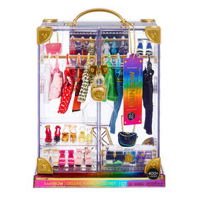 Jeu de penderie de mode de luxe Rainbow High - Créez + de 400 combinaisons de mode !