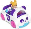 Polly Pocket Micro Doll with Panda-Themed Die-cast Car and Mini Pet, Travel Toys